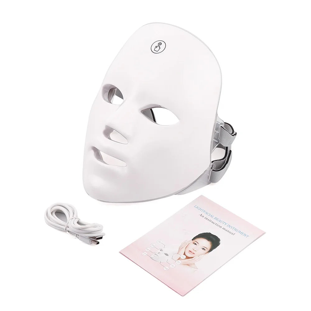 AuraHaven Rechargeable Facial LED Mask
