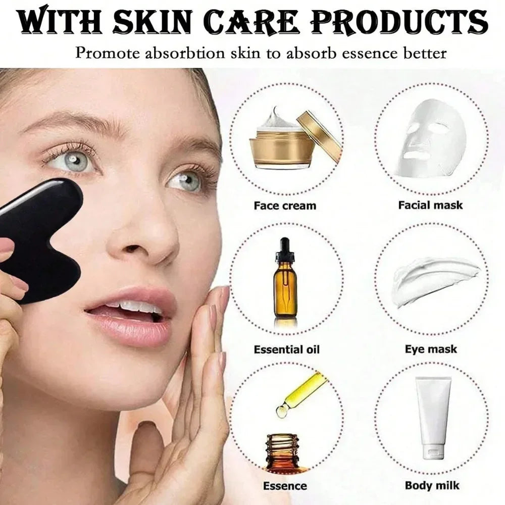 AuraHaven 3Pcs Face Roller Massage Kit