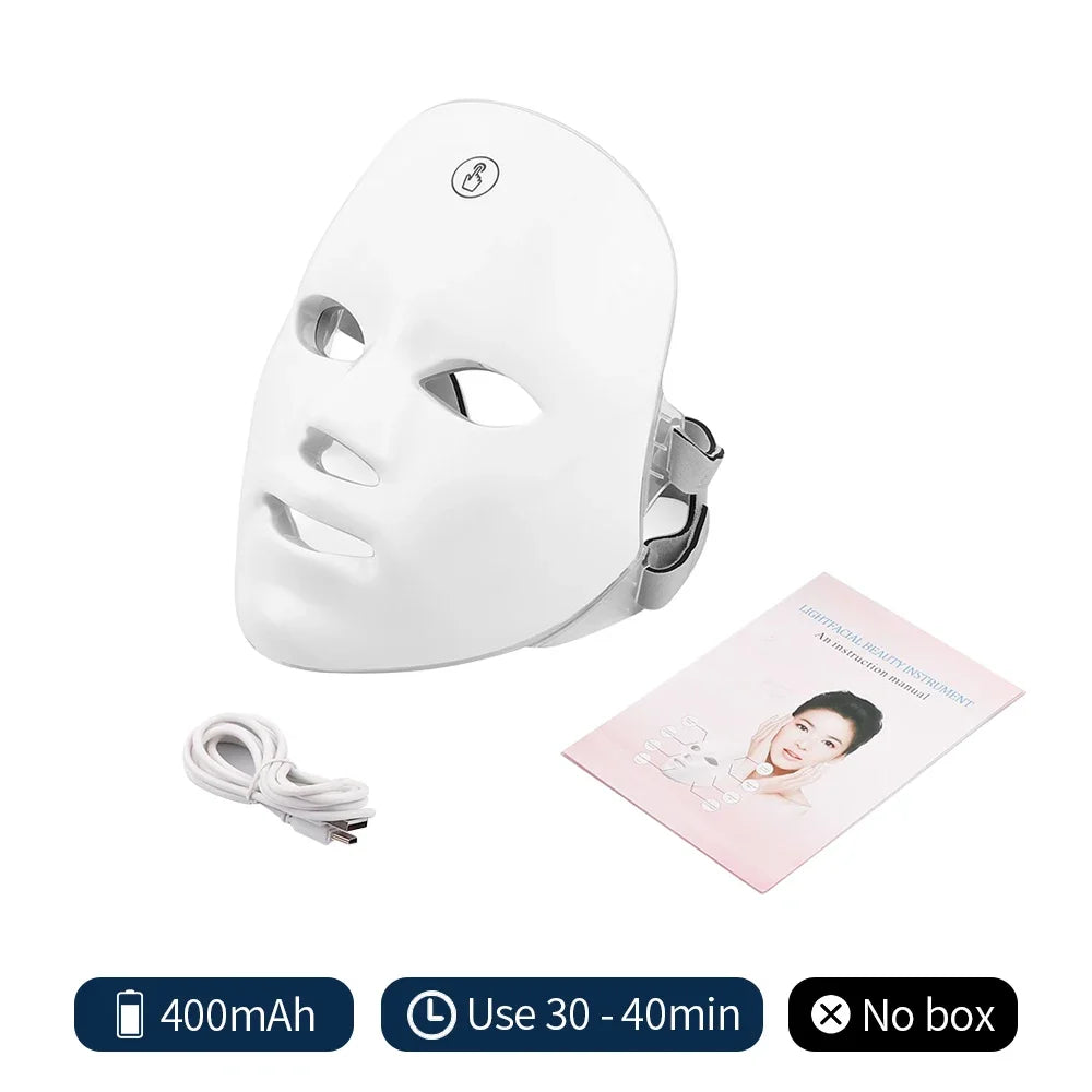 AuraHaven Rechargeable Facial LED Mask