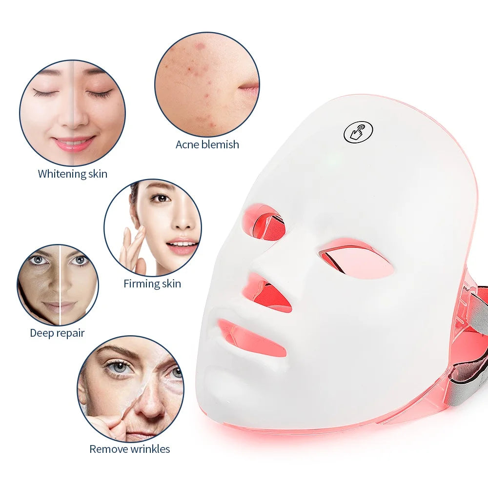 AuraHaven Rechargeable Facial LED Mask