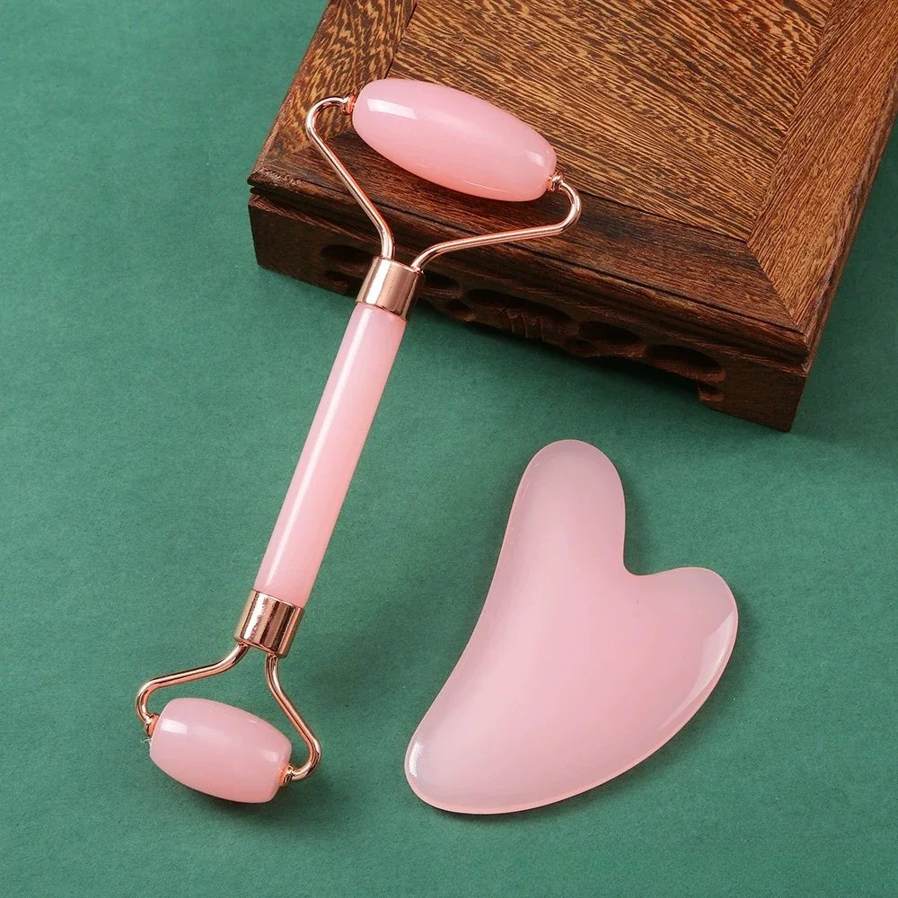 AuraHaven 3Pcs Face Roller Massage Kit